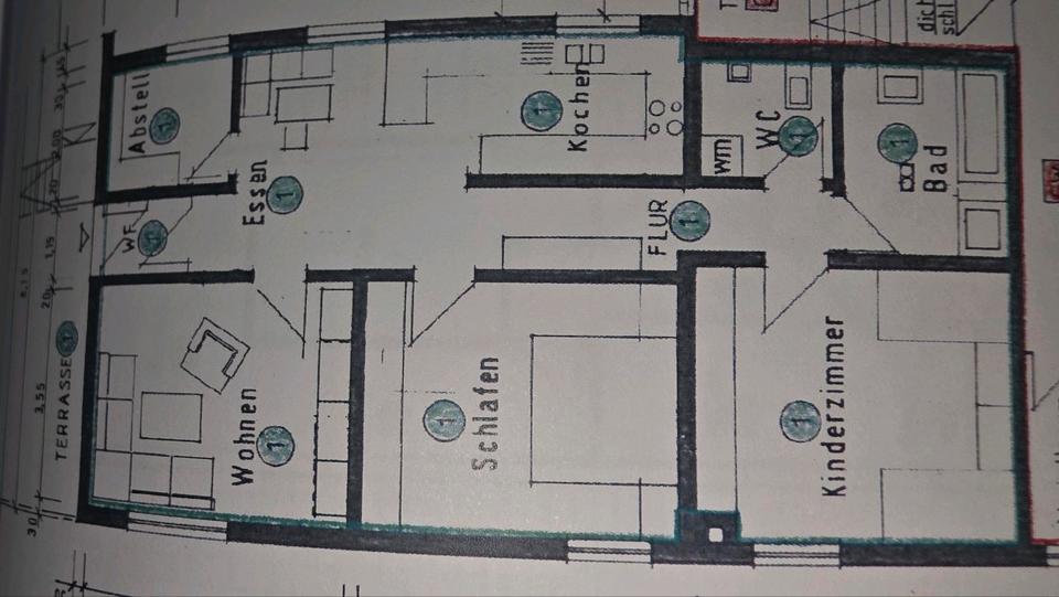 Etagenwohnung Oberndorf am Neckar - 3 Zimmer, 90 m&sup2;, 1.026&euro; | Angebot:25234564