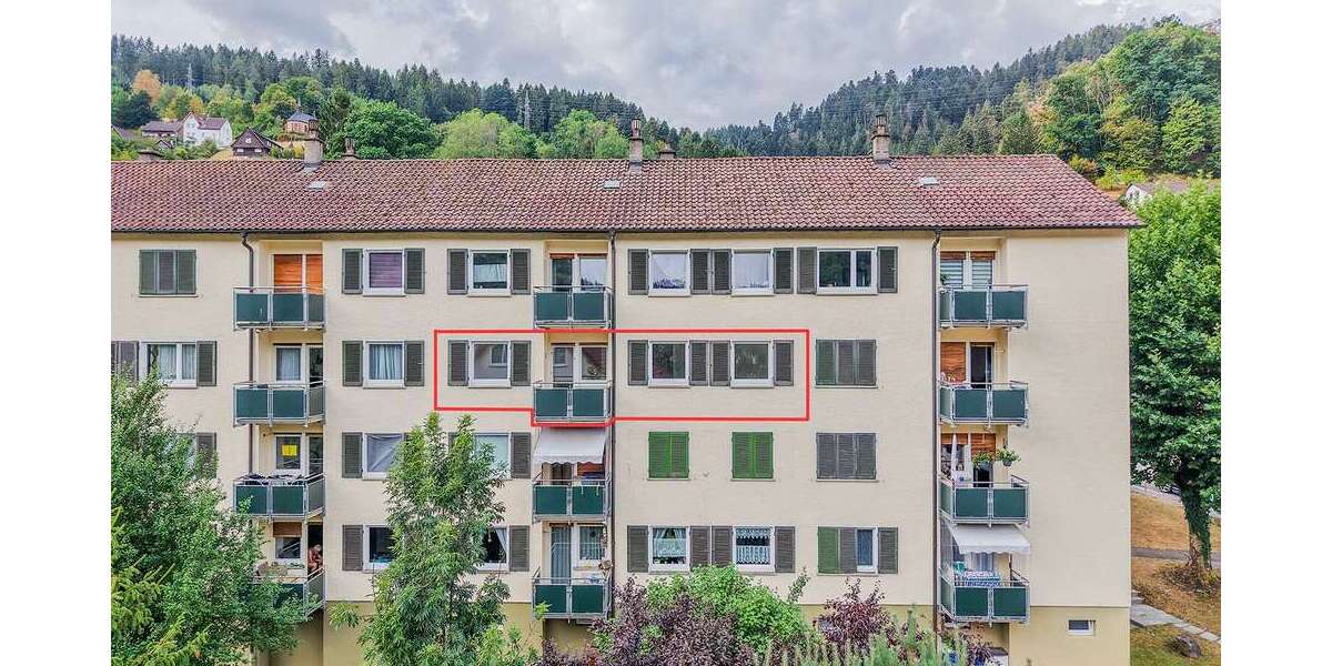 Etagenwohnung Schramberg - 4 Zimmer, 74 m&sup2;, 660&euro; | Angebot:27239263